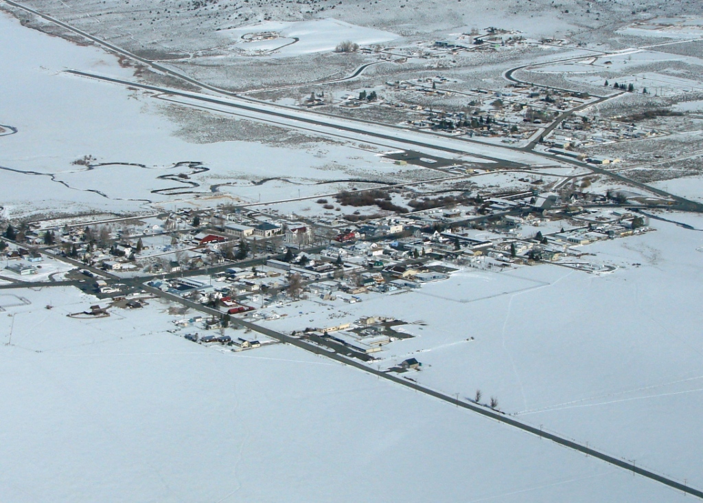 A flight to Bridgeport California